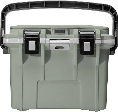 Sage/Gray Pelican 14 Quart Cooler with Dry Storage