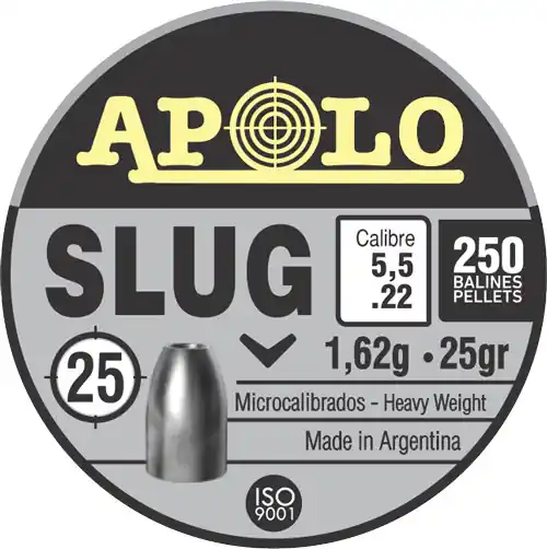 250 Pack Hatsan Apolo .22 Slug 25 Grain Ammunition
