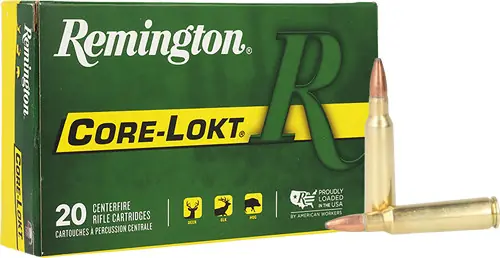 Remington 257 Roberts 117GR Core-Lokt SP Ammo 20 Rounds 10 Boxes/Case