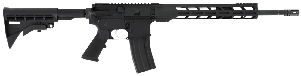 Anderson AM-15 5.56 NATO Rifle, 30+1, 16" Barrel, Black, M-Lok, Carbine Stock