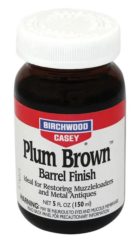 Birchwood Casey Plum Brown Barrel Finish 5 oz. Bottle