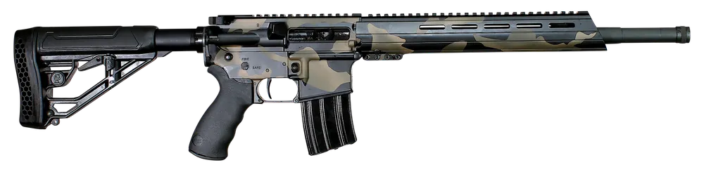 Alexander Arms RBH50FW Hunter .50 Beowulf Rifle - Forest Woodlands Camo, Optics Ready