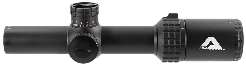 Aim Sports Alpha 6 1-6x24mm CQ1-MOA Reticle Scope - Black Anodized