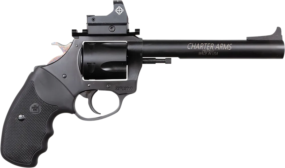 Charter Arms Mastiff Target .357 Mag Revolver with Sightmark Optic and Black Rubber Grip