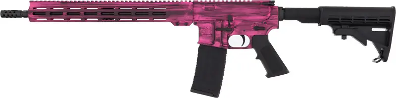 16" NIT BBL AR15 Battleworn in Prison Pink - .223 Wylde