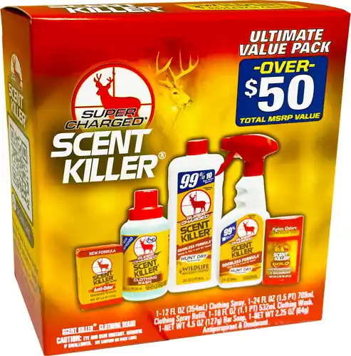 SCENT KILLER SUPER CHARGED WRC PERSONAL CARE COMBO KIT