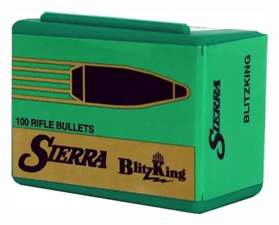 Sierra Bullets .25 Cal .257 70GR BlitzKing 100 Count