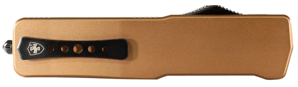 Templar Knife LAAB321 Premium LW OTF with 3.50" D2 Steel Blade and Bronze Anodized Handle
