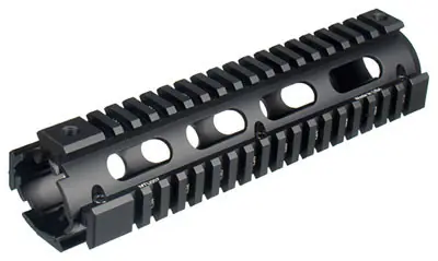 2-Piece Mid-Length UTG Picatinny Rail for AR-15 - 9" Drop-In