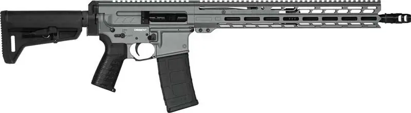 CMMG Dissent MK4 9mm 16" Rifle with RDB/9ARC SL-K Adjustable Stock and Tungsten Finish