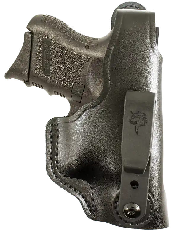DeSantis Gunhide Dual Carry II Holster for Glock 19/Beretta Cougar/Sig P225 - Right Handed, Black Leather