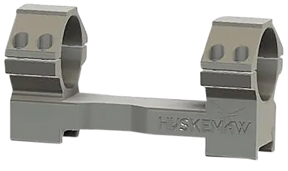 Huskemaw Optics 20CRB Silver Scope Mount/Ring Combo with 60 MOA Adjustment