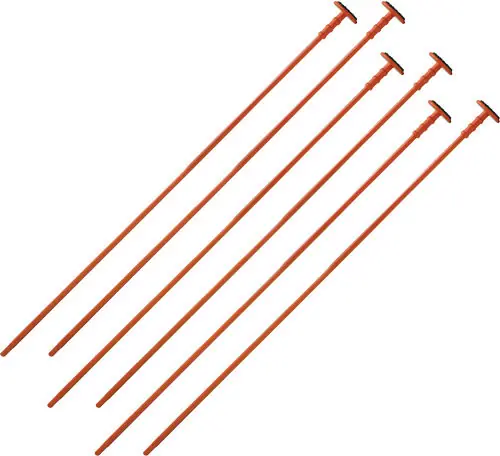CALIBER 6-PACK GSS ORANGE .22 RIFLE RODS