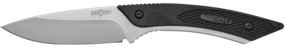 Camillus 19123 Western Coil 3.25" Fixed Blade Knife with Sheath