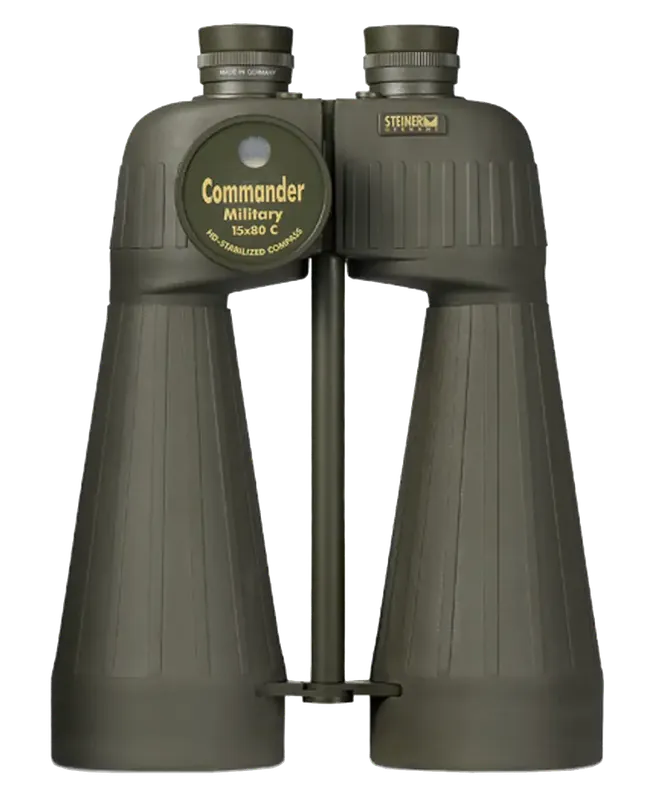 Steiner 15x80mm Range Finding Binoculars with Compass and Sports-Auto Focus, OD Green Makrolon Rubber Armor