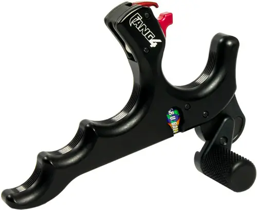4-Finger Thumb Black T.R.U. Ball Release Fang 4 Handheld