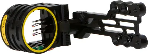 Ambidextrous Black Trophy Ridge Bow Sight - 4-Pin .019 Fatal