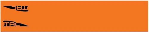 4.675" Orange Arrow Wraps - 13 Pack Tac Vanes Standard