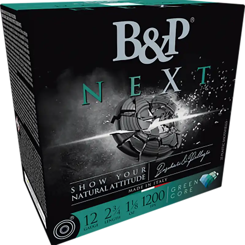 B&P 12 Gauge 2.75" 1 1/8oz 9 Shot Ammunition - 25 Rounds per Box