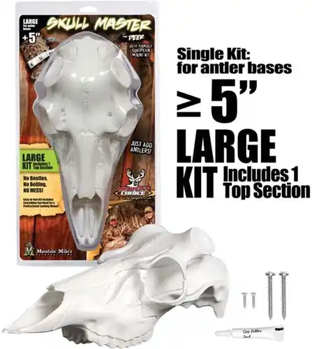 Deer Skull Kit by Skull Master: Large Mountain Mike's Edition