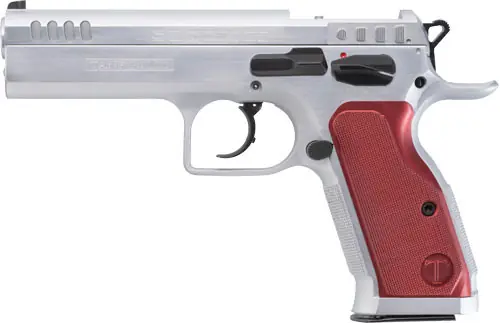 Tanfoglio Stock II 10mm 4.45" 17-Round Chrome/Chrome Finish