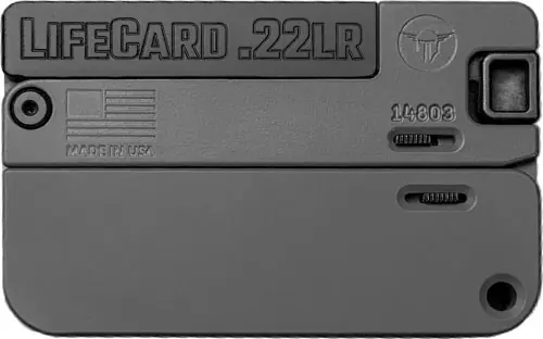 Trailblazer LifeCard .22 WMR Single Shot with .22LR Barrel - Black