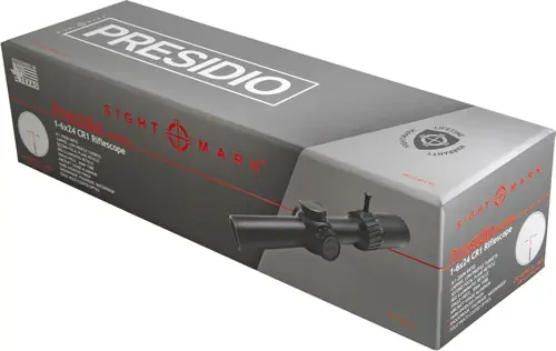Sightmark Presidio 1-6x24 30mm Matte Black Illuminated Reticle Scope