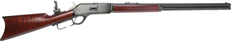 Cimarron 1876 Octagon CC/Blued Walnut 45-60 28"
