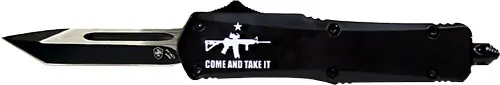 AND TAKE IT AR 2.75" Black Tanto Templar Knife Small OTF