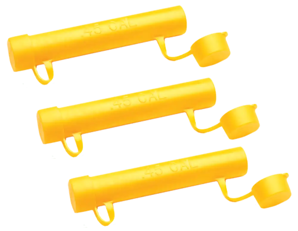CVA AC1617 Magnum 45 Cal Speed Loader Pellets - Yellow Plastic, Pack of 3