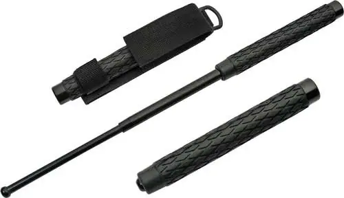 Expandable 21" Baton with Sheath - SZCO Rite Edge Black