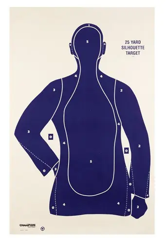B21-E Police Target 100-Pack Champion Target Paper 22.5" x 35"