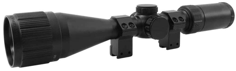 BSA AIR412X44A Matte Black 4-12x44mm AO Scope with Illuminated Red/Green Mil-Dot Reticle