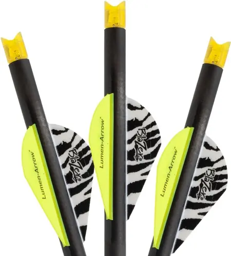 HD Orange Crescent Nock 3-Pack Lumenok Crossbow Arrow 20" Carbon