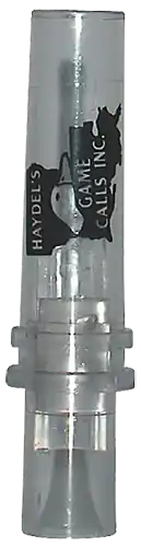 Haydel's W81 Wood Duck Squealer: Clear Plastic Call for Attracting Ducks