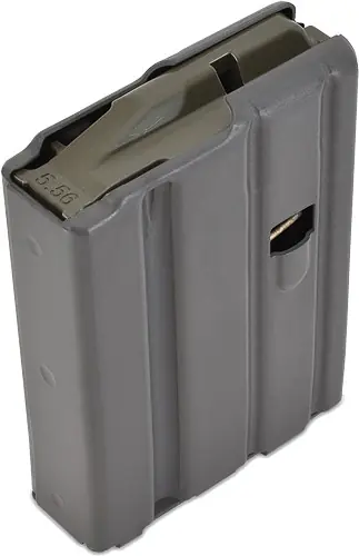 10-Round Aluminum Grey AR-15 D&H Tactical Magazine 5.56x45
