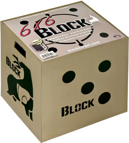 6-Sided Broadhead Rated Block Targets 6x6 18"x16"x18"