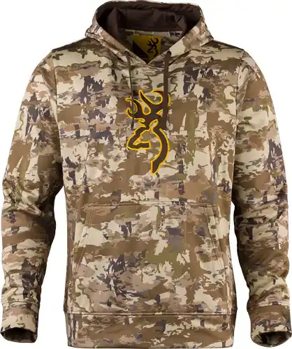 Auric Camo Browning Tech Hoodie LS - Large