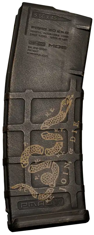 Weapon Works PMAG GEN M2 MOE 30rd AR/M4 Magazine - Join Or Die Design