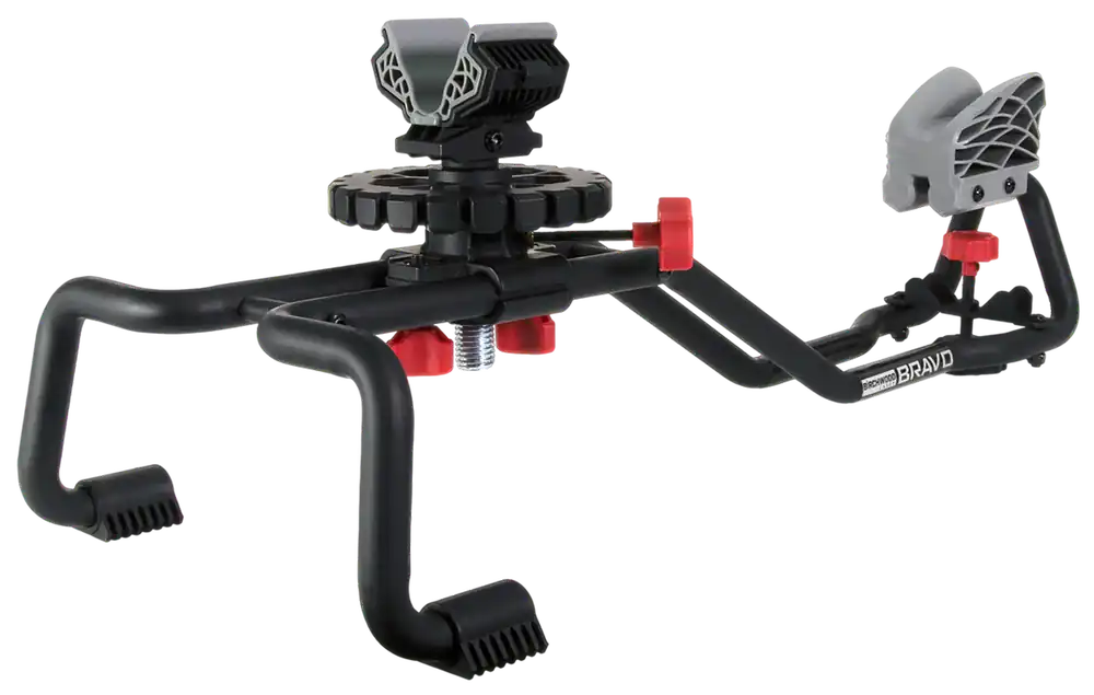 Birchwood Casey BSR Bravo Shooting Rest - Black/Red Steel, 15 lbs