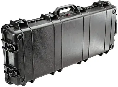 Pelican 1700 Case with Wheels - 3 PC Foam Fits 34" Guns, Black