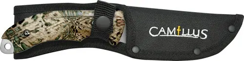 Camillus Regent 4" Stainless Steel Blade Nylon Handle Folding Knife - Black