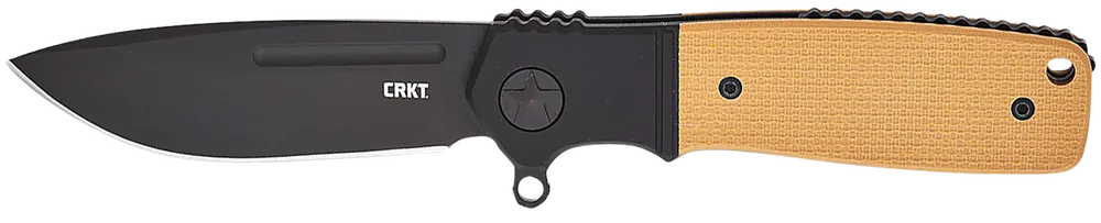 CRKT Homefront Compact Folding Knife with Black DLC S35VN Blade and G10 Handle
