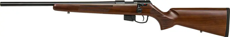 Anschutz 1761L D HB 22LR 20" Blued/Walnut Classic Left-Handed Rifle