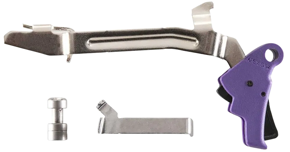 Apex Tactical Slim Purple Drop-In Trigger for Glock Gen3-4 Models 17-35