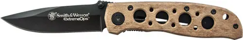 Extreme Ops 3.2" Knife with Blade Black/Desert Camo Handles