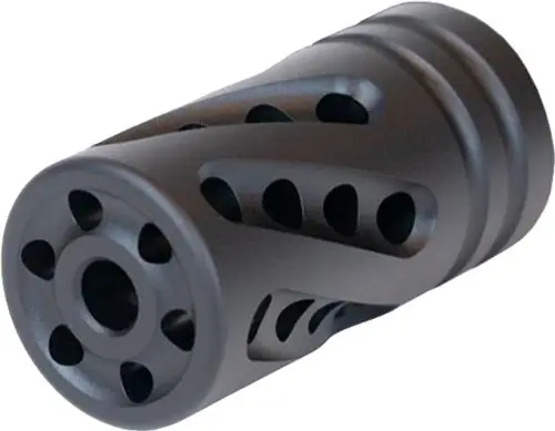 .22LR Matte Black Tactical Solutions Compensator 1/2x28 TPI Pac-Lite 1"