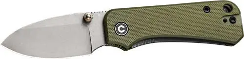 CIVIVI Baby Banter 2.34" Knife - Green G10/Gray Stonewash Finish