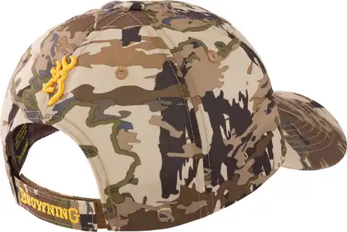 Auric Camo Velcro Browning Rimfire Cap with Buckmark Logo