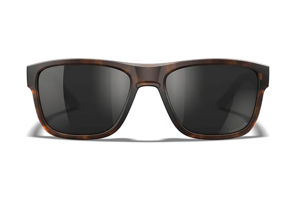 Wiley X Ovation Sunglasses - Black Mirror Lens, Matte Tortoise Frame
